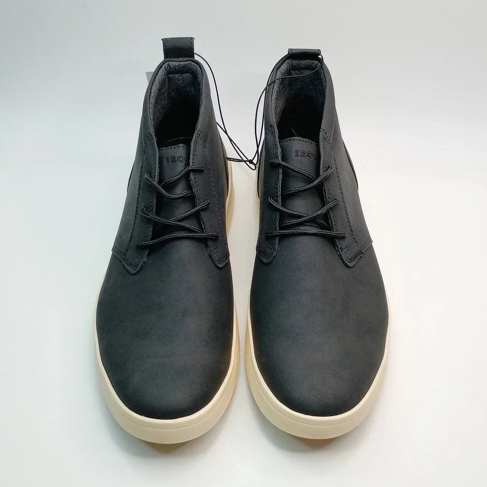 IZOD Palmer Chukka Boot Men Size 11 Black Memory Foam Sneaker Boot
